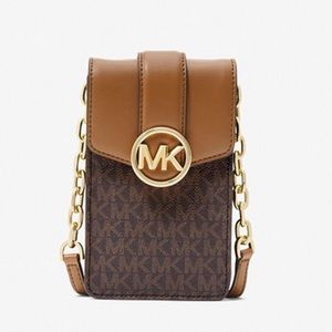 Michael Kors Carmen Small Logo Smartphone Crossbody Bag
Brown
